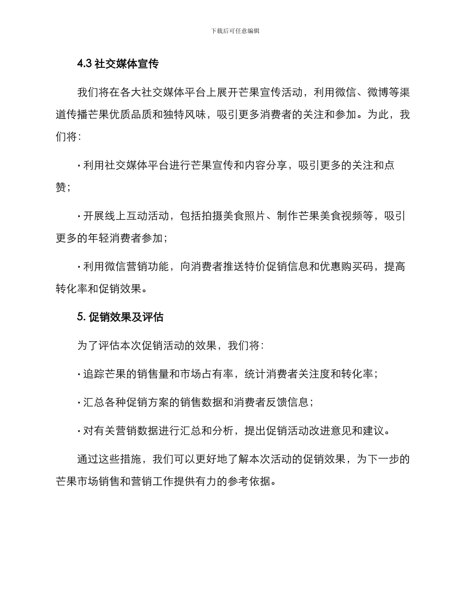 芒果促销方案_第3页