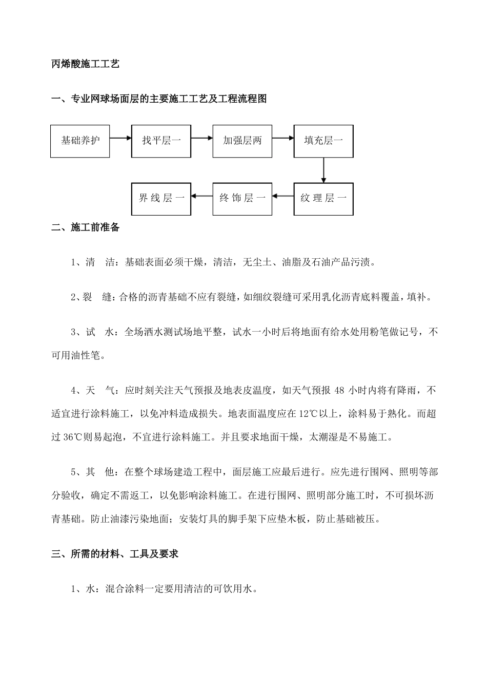 丙烯酸施工工艺_第1页