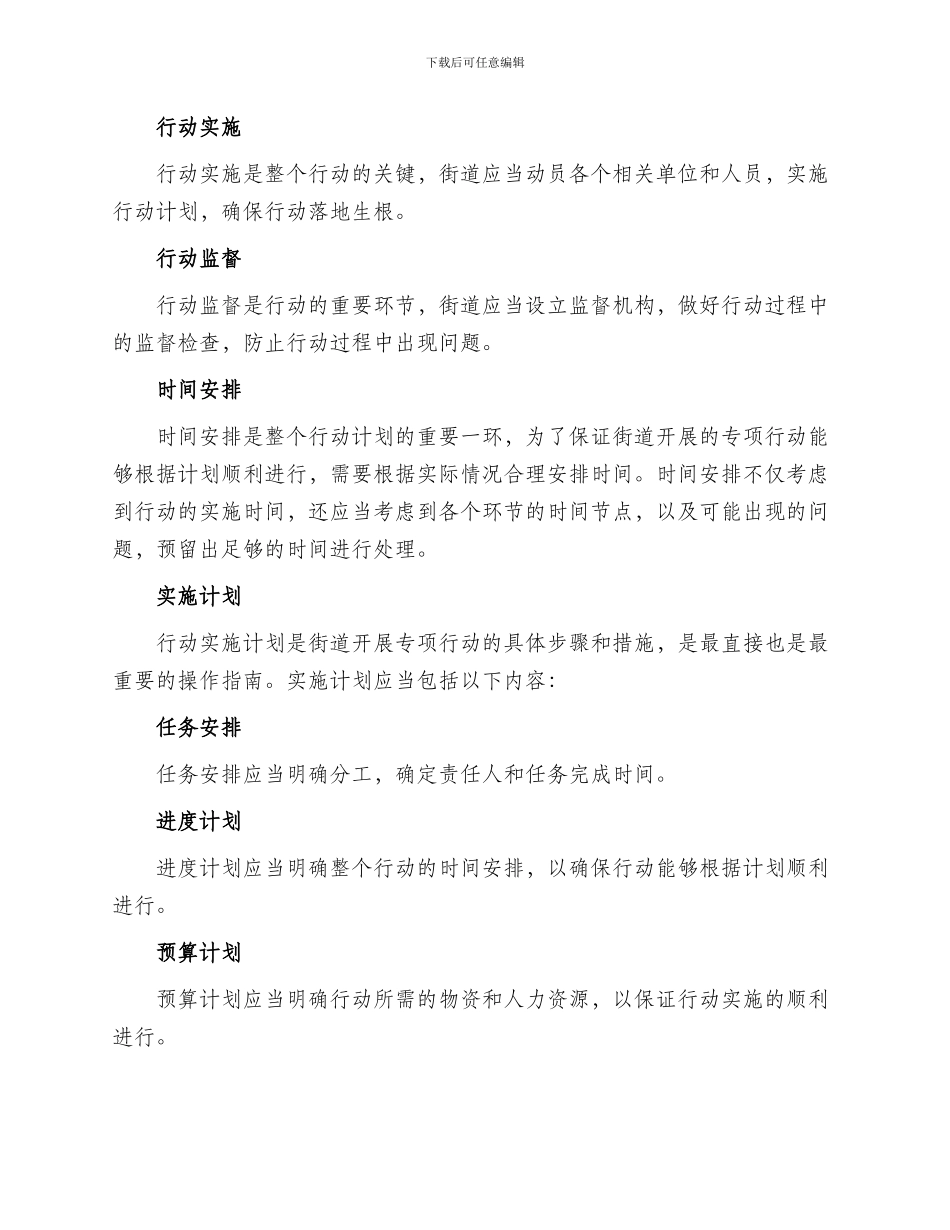 街道开展专项行动方案_第2页