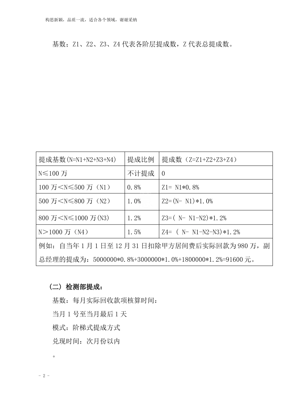 业务提成方案_第2页