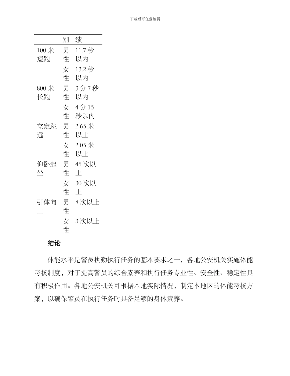 警察体能考核方案_第3页