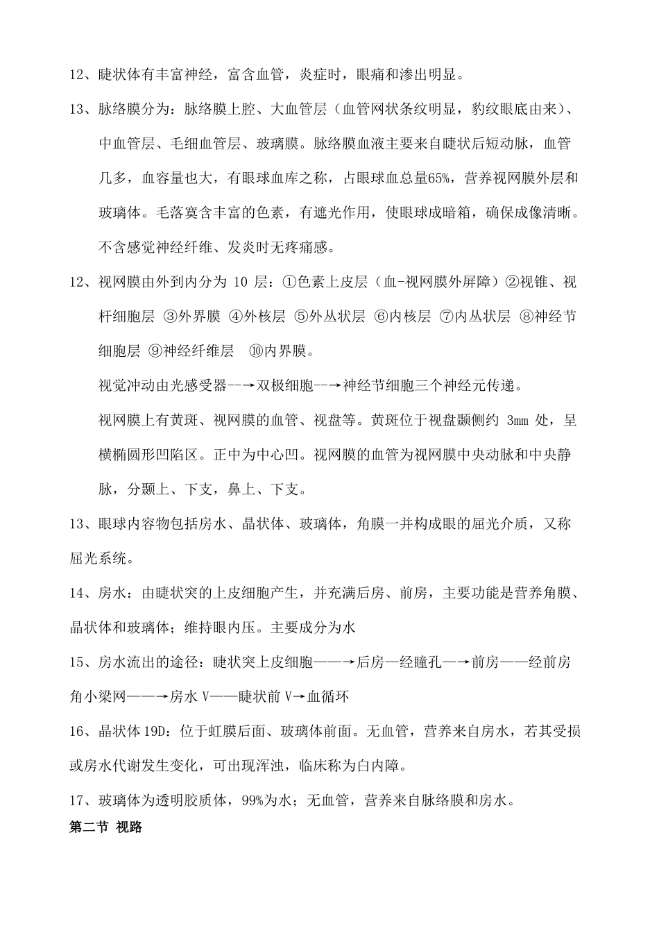中医眼科重点总结_第3页