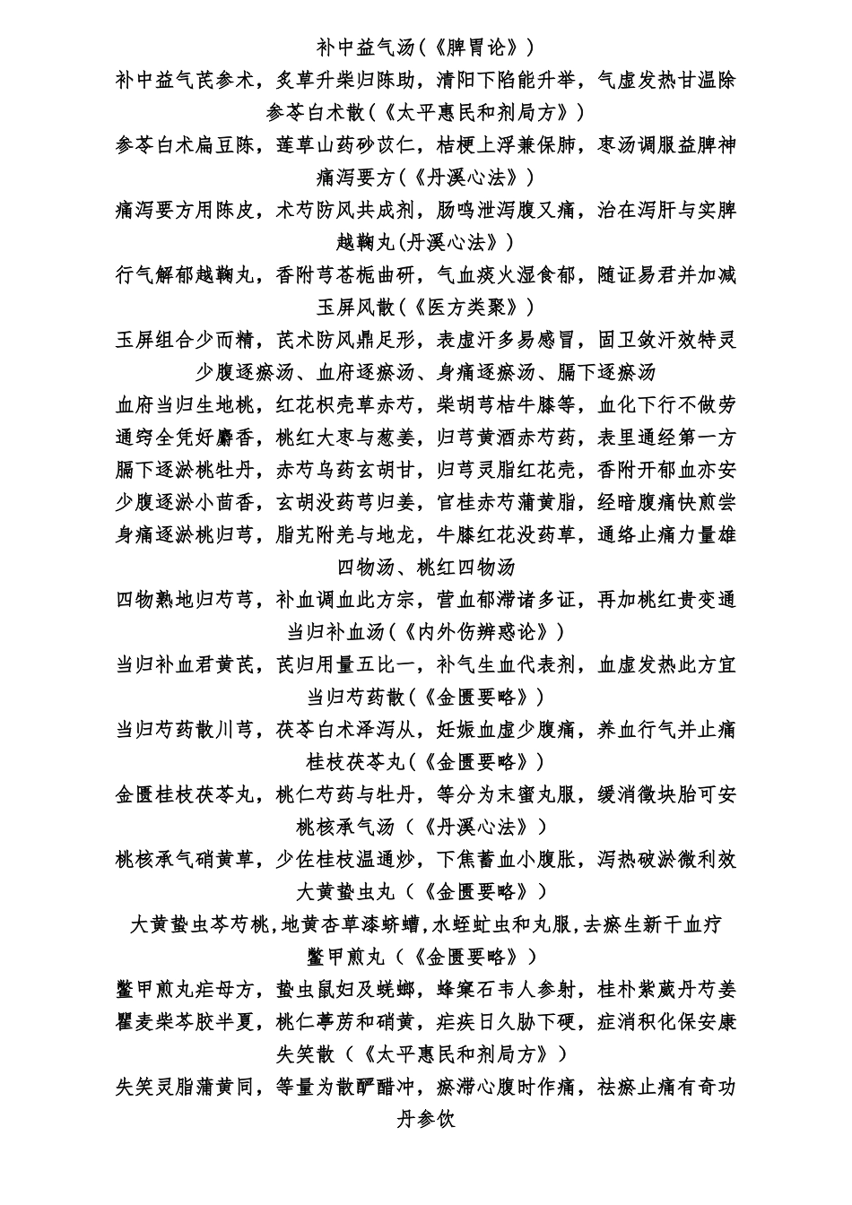 中医院肝病科常用方剂100首_第3页