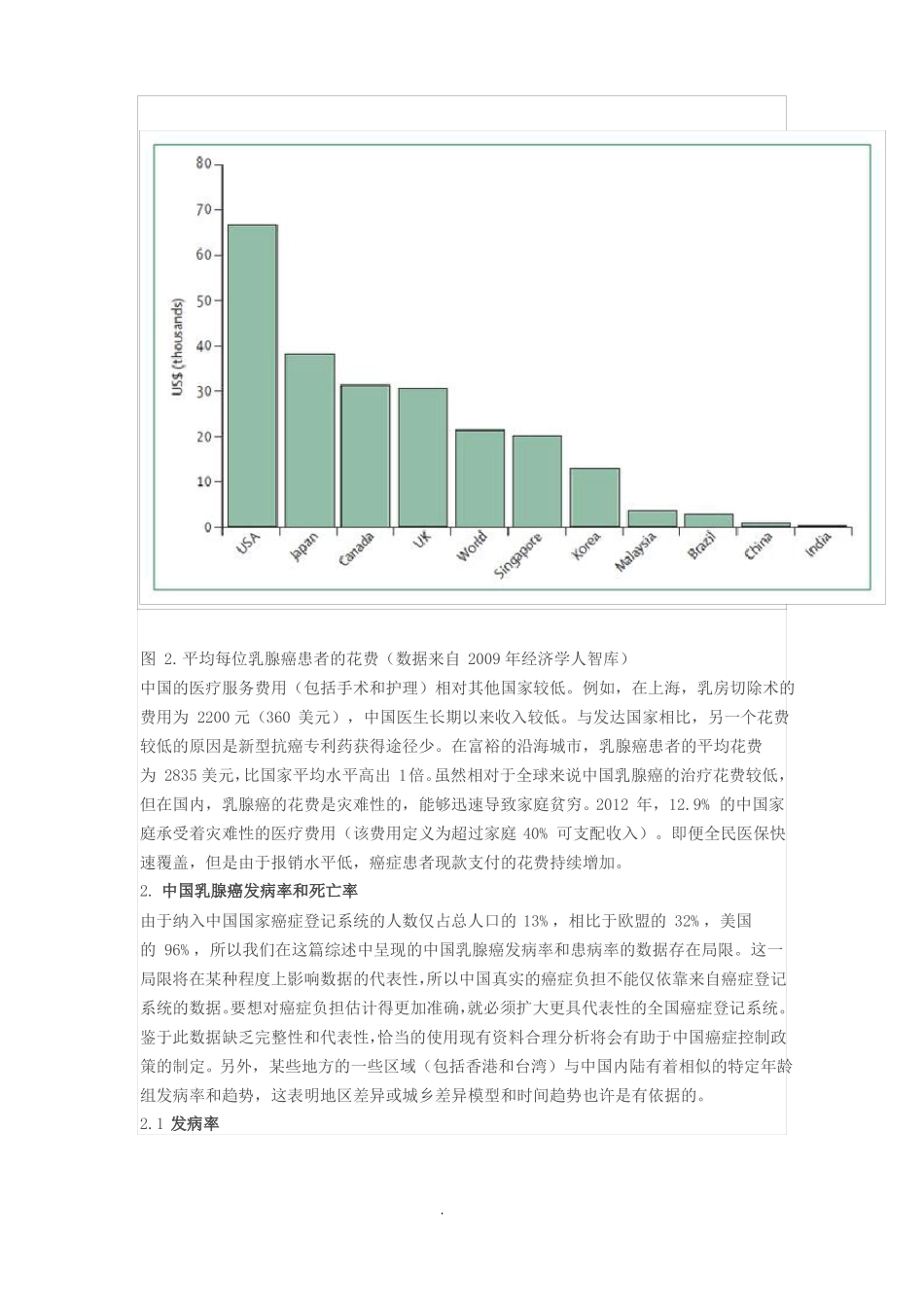 中国乳腺癌现状综述_第3页