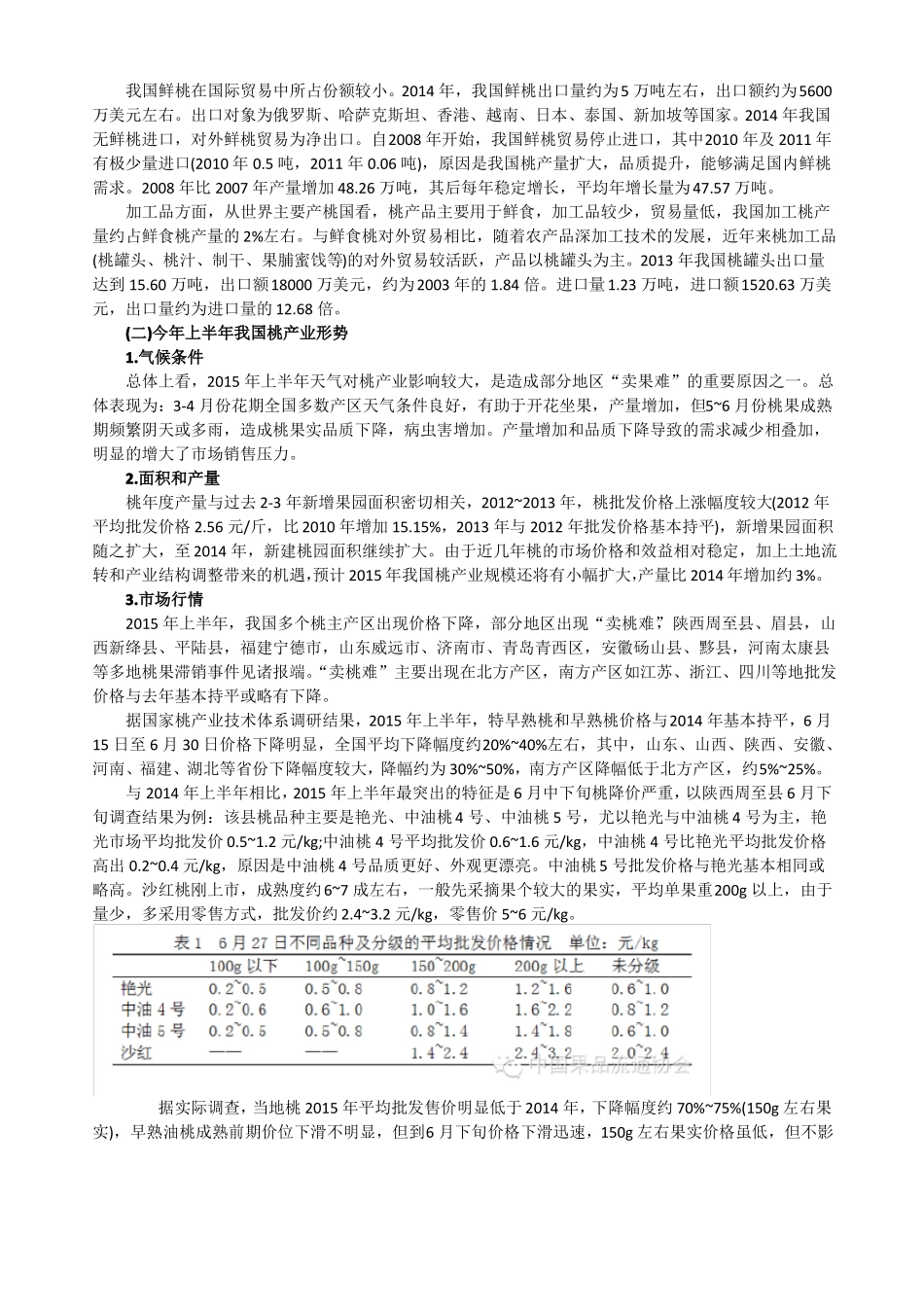 中国桃产业发展报告_第3页
