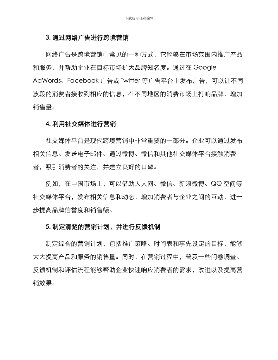 跨境推广营销方案_第2页