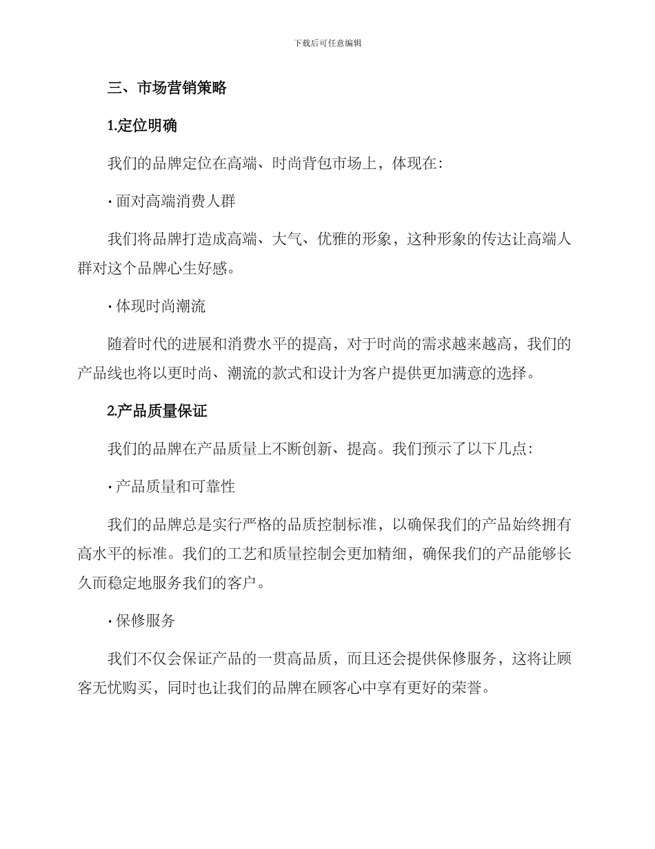 跨境箱包营销策划方案_第2页