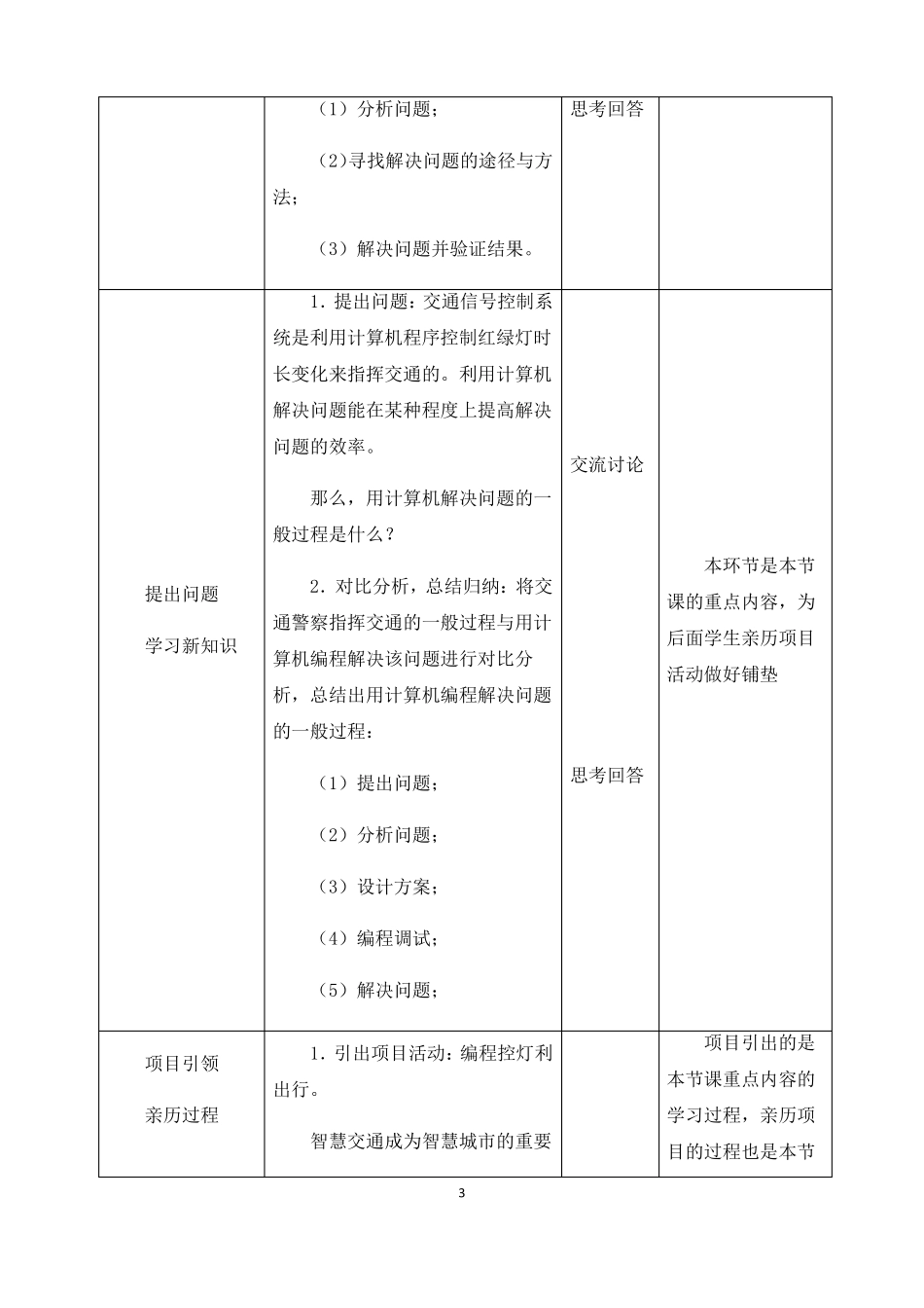 中图版高中信息技术人教2019必修11解决问题的一般过程和用计算机解决问题教案_第3页
