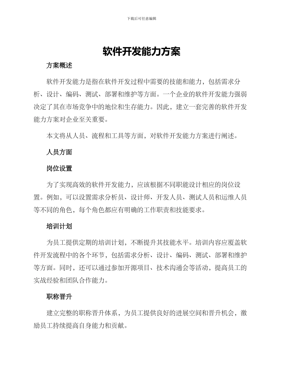 软件开发能力方案_第1页