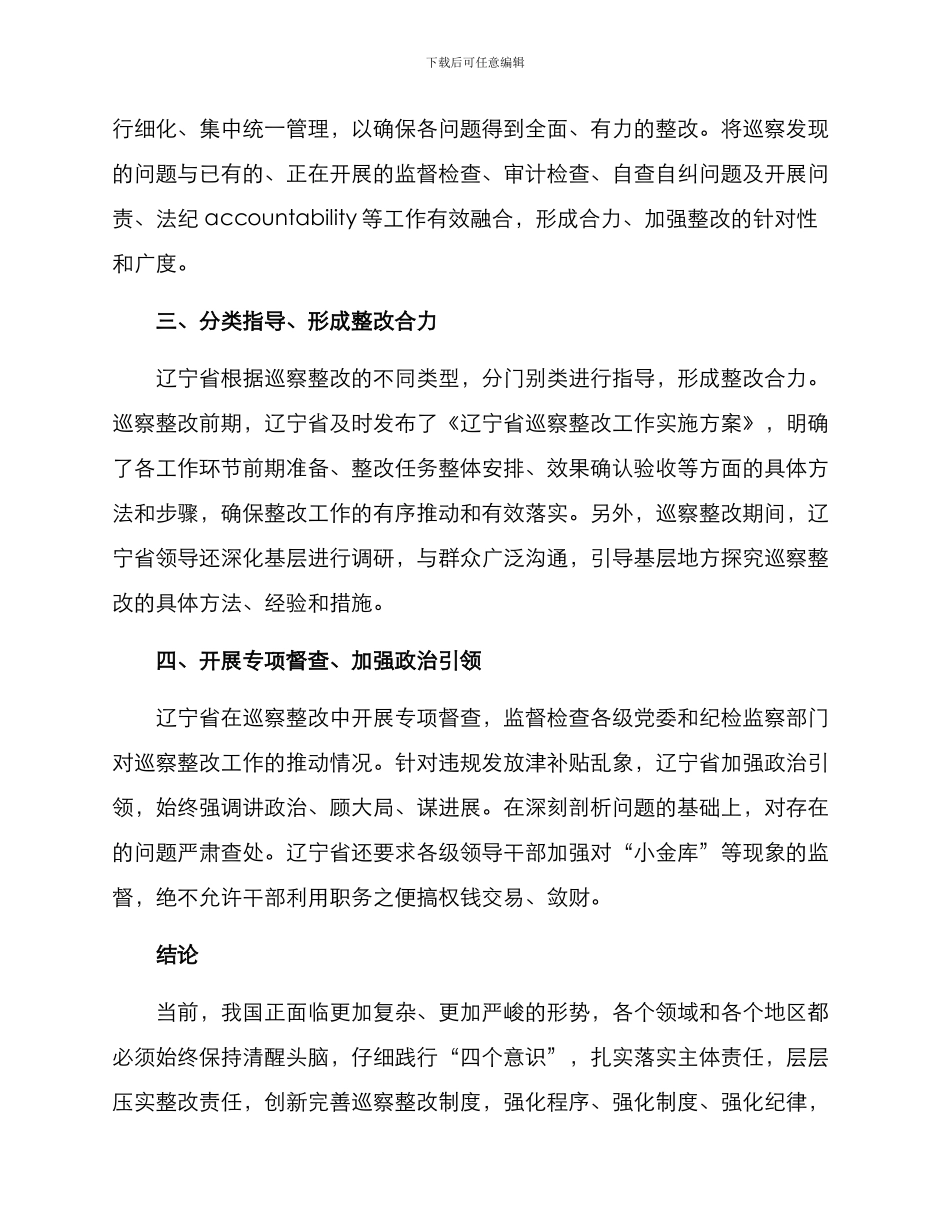 辽宁巡察整改方案_第2页