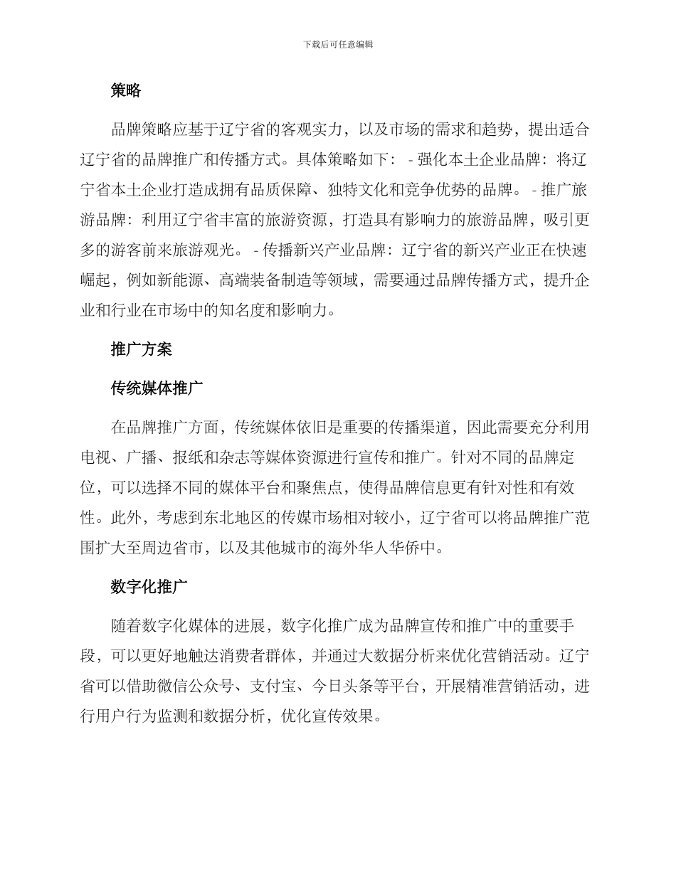 辽宁市场品牌策划方案_第2页