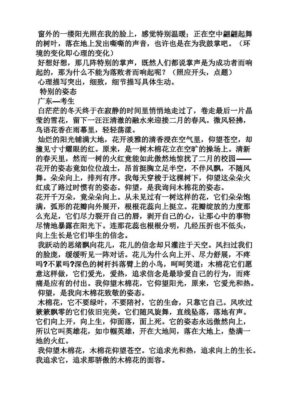 中考作文之悬念中考满分作文_第2页