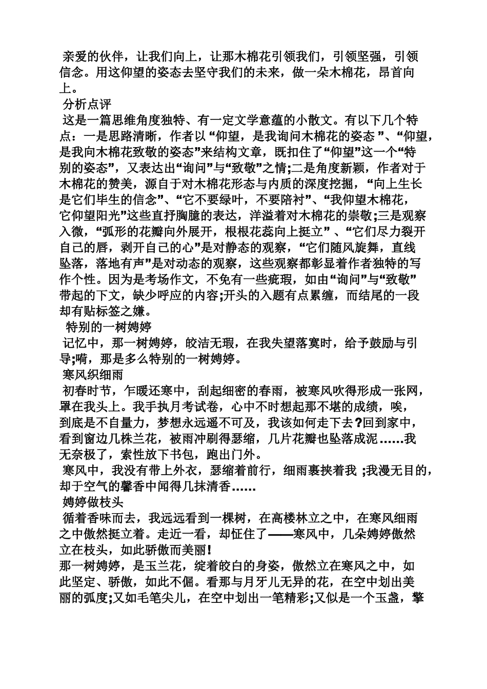 中考作文之悬念中考满分作文_第3页