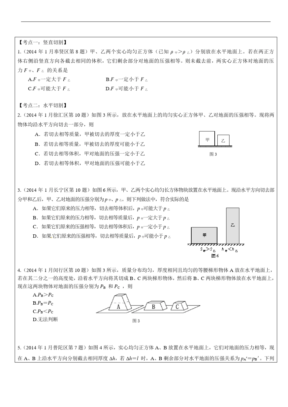 中考浮力专题讲解_第1页