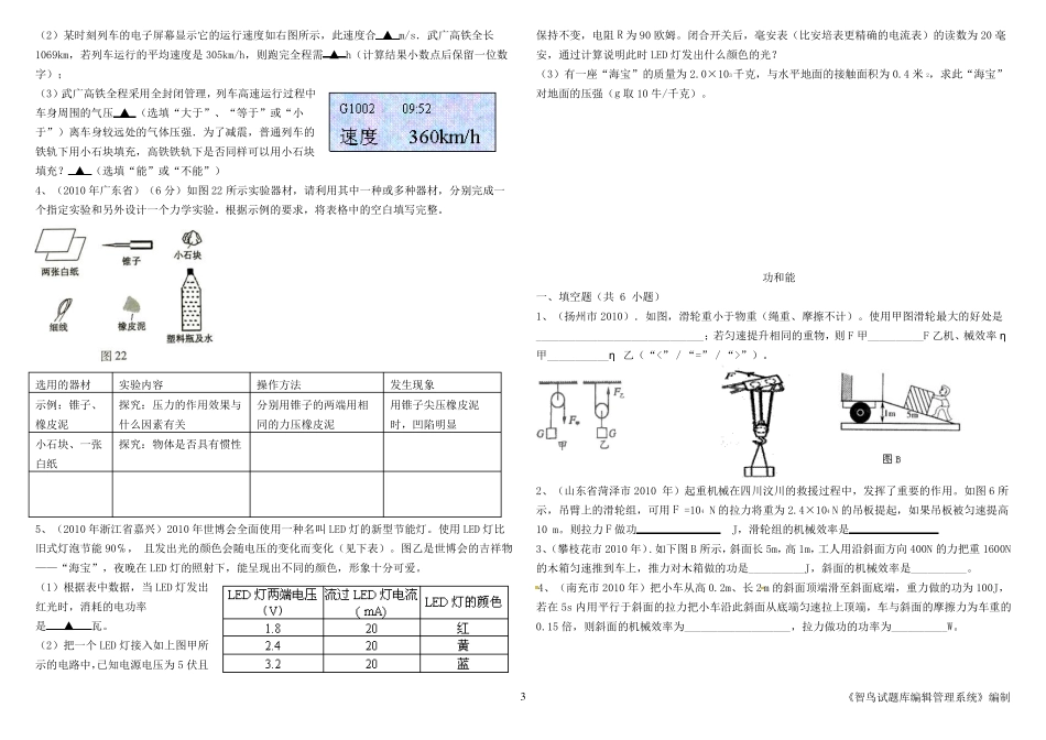 中考物理压强与浮力专题训练_第3页