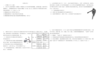 中考物理压强与浮力专题训练