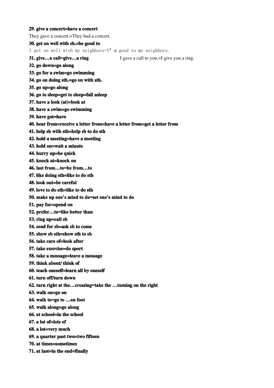 中考英语专题训练---任务型阅读同义词组归纳_第2页