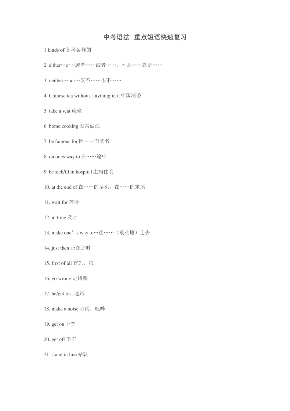 中考英语语法_第1页