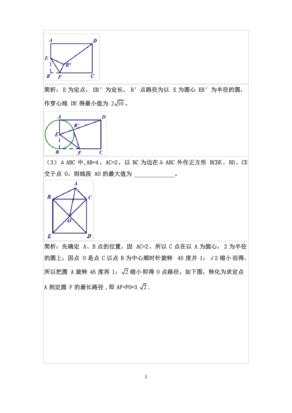 中考隐形圆问题_第2页