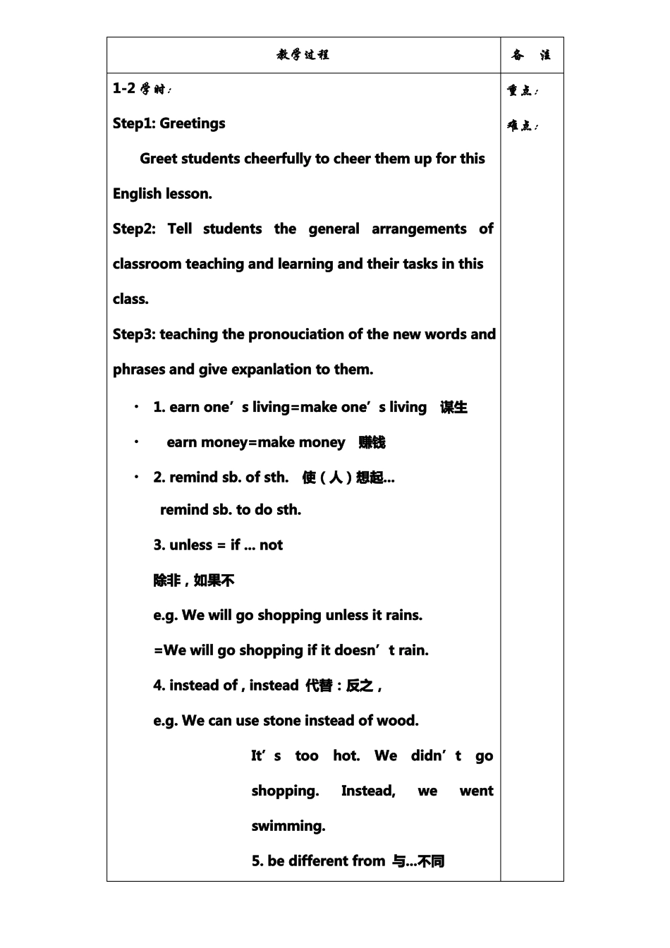 中职英语-基础模块下unit6全部教案_第2页