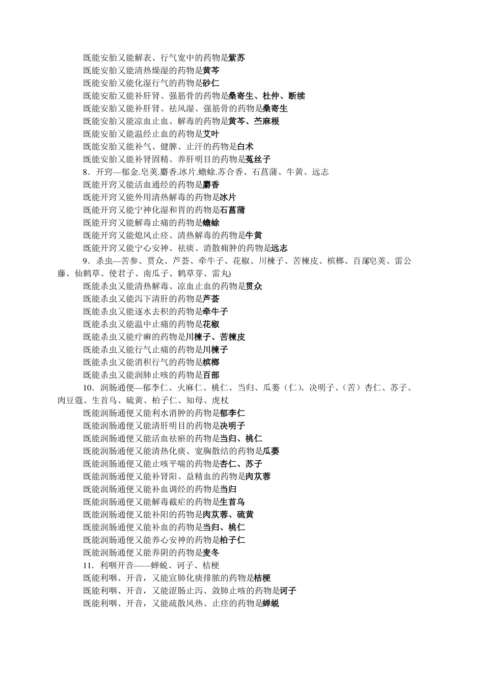 中药学归纳考研用_第2页