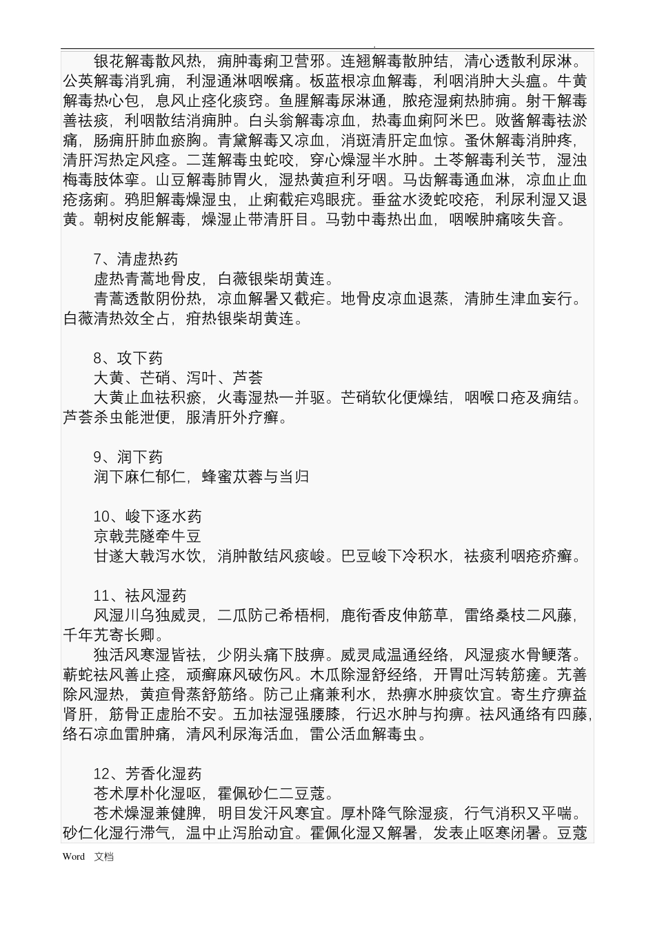 中药学记忆口诀汇总_第2页