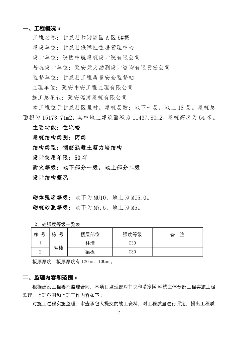 主体验收监理评价报告-总_第2页