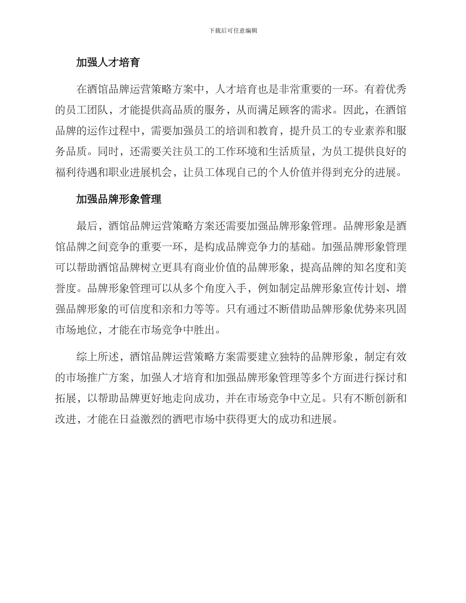 酒馆品牌运营策略方案_第2页