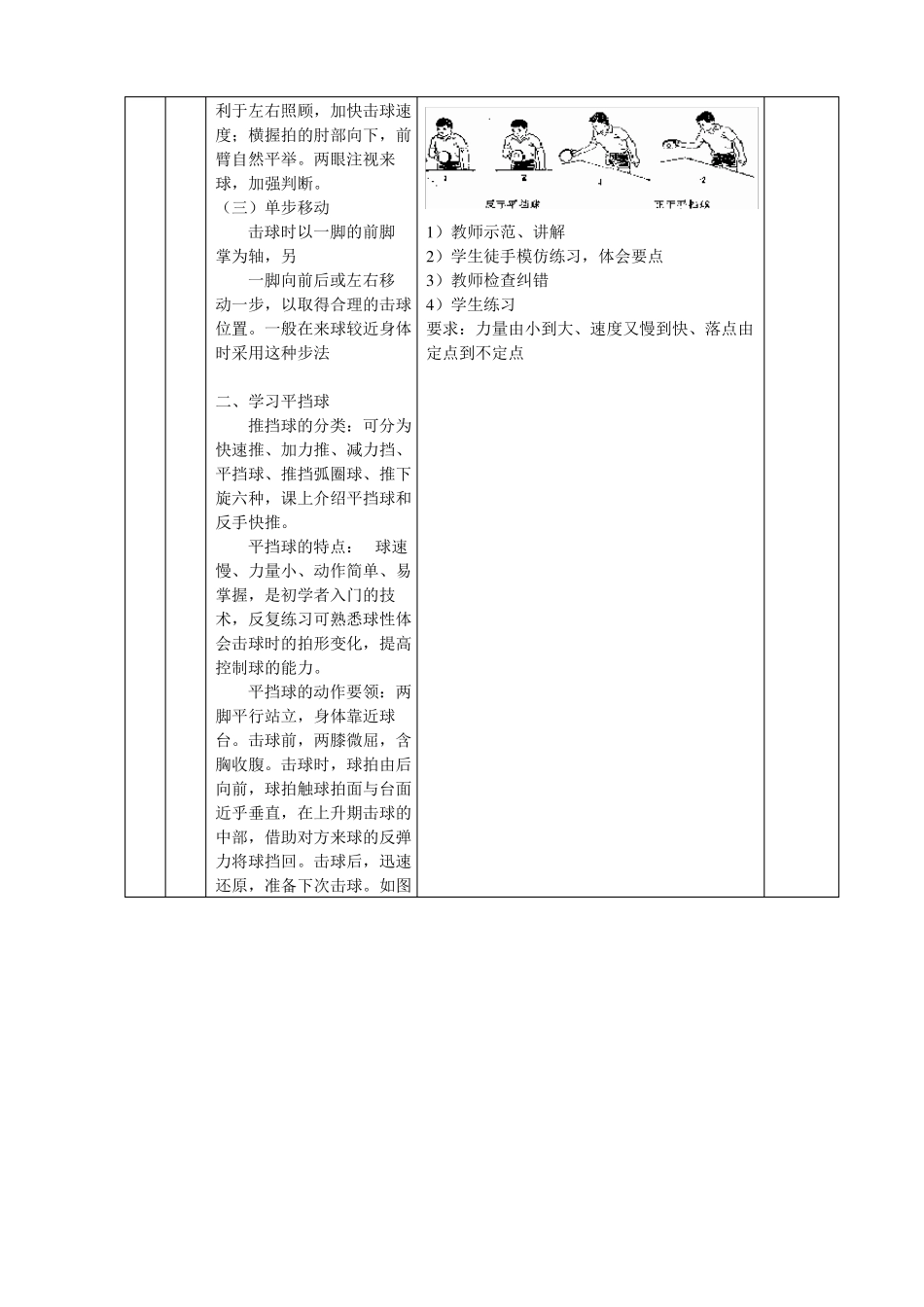 乒乓球兴趣小组教案乒乓球教案_第3页