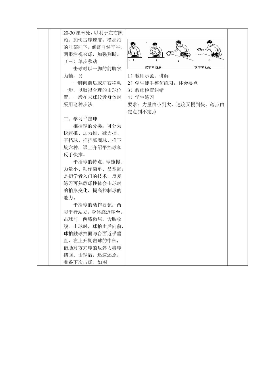 乒乓球社团活动教案_第3页