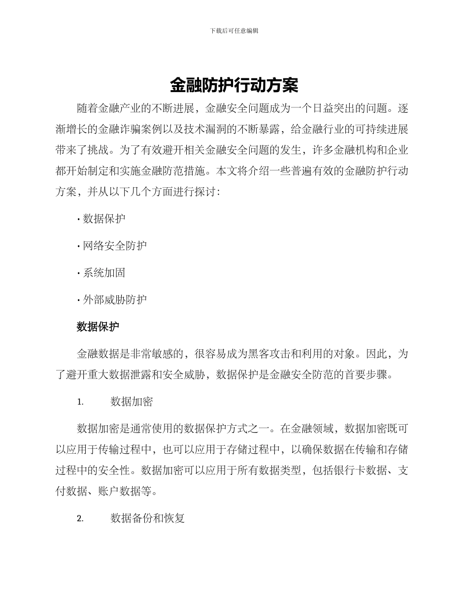 金融防护行动方案_第1页