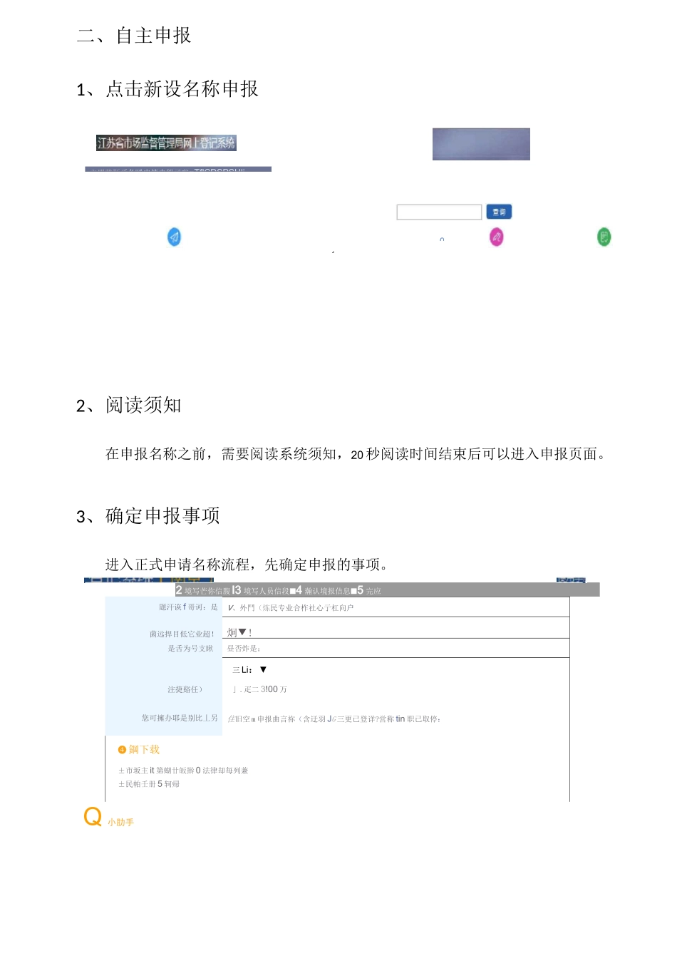 公司新设网上登记流程图_第2页