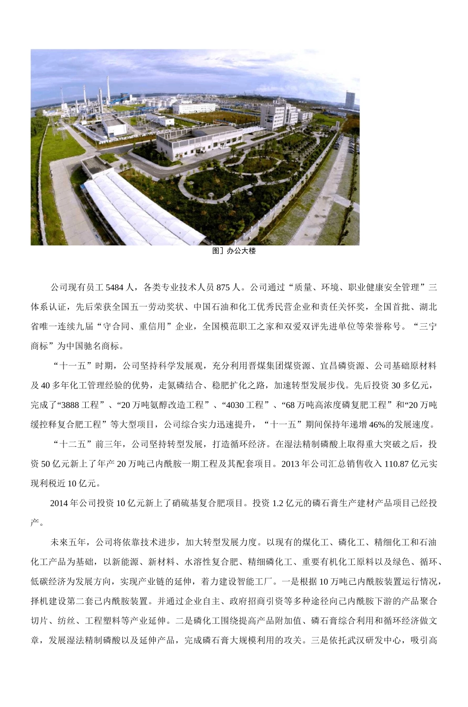 三宁化工实习报告_第2页