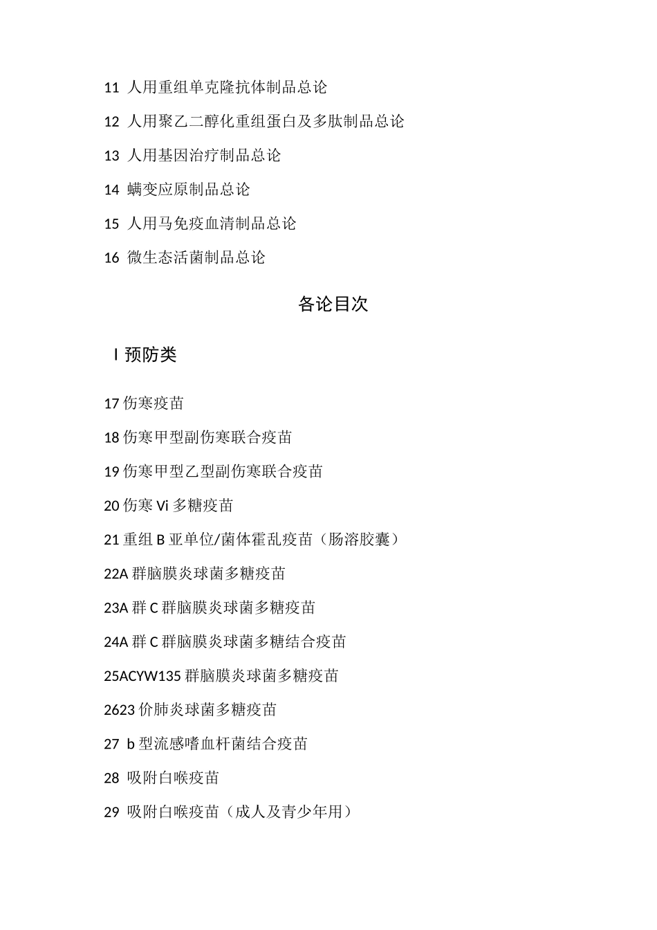 2020年版《中国药典》目录三部_第2页