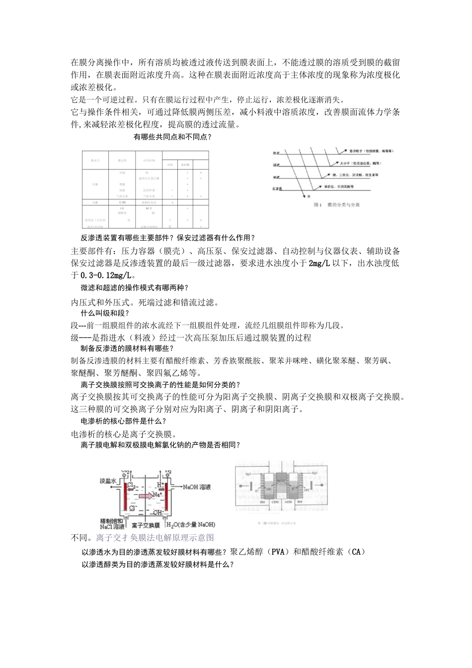 现代分离技术复习思考题及答案讲解_第2页