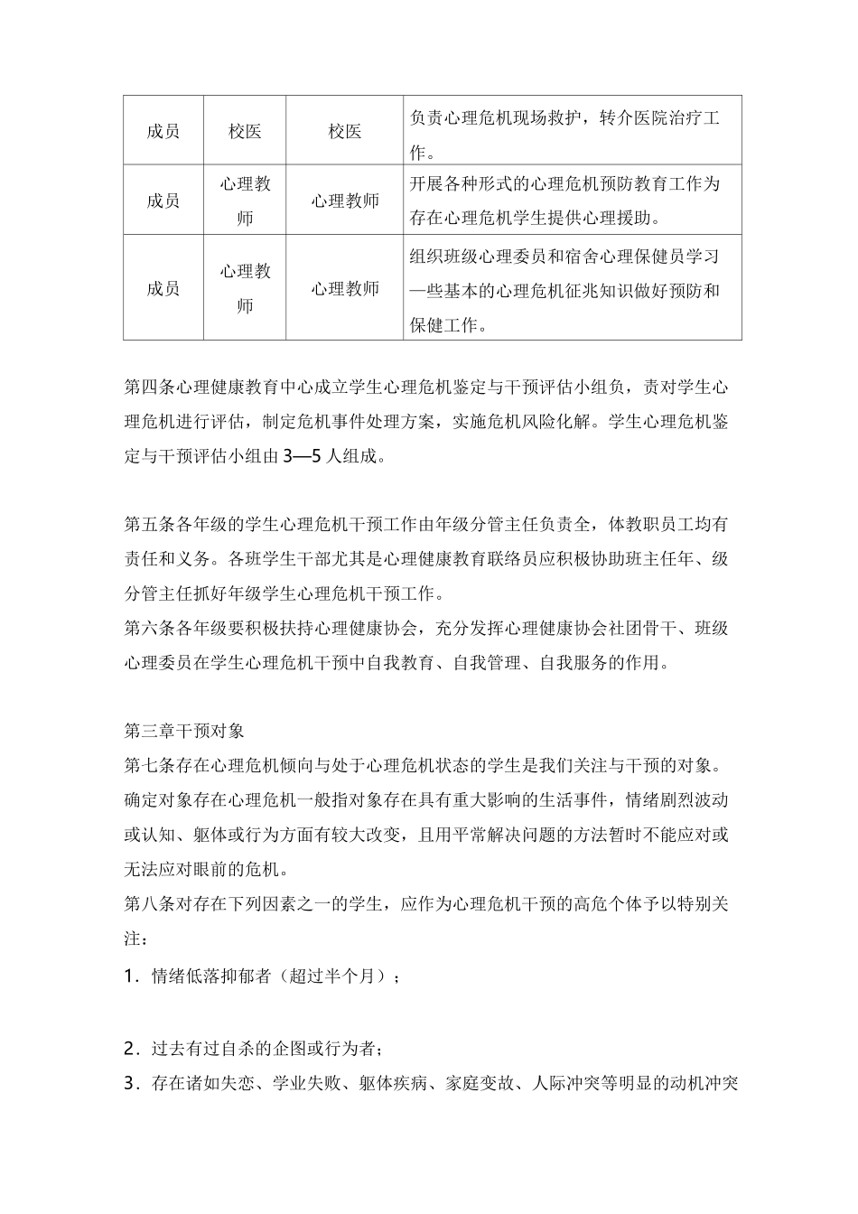 中小学学校心理危机干预制度_第3页