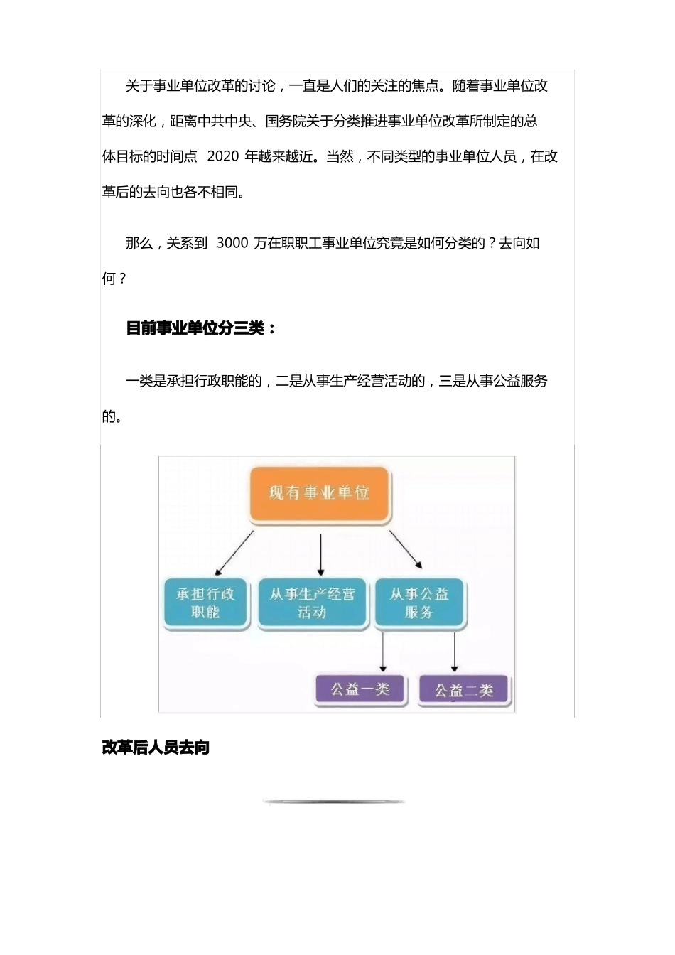 事业单位改革：这些单位将转为企业,时间表已明确!_第1页