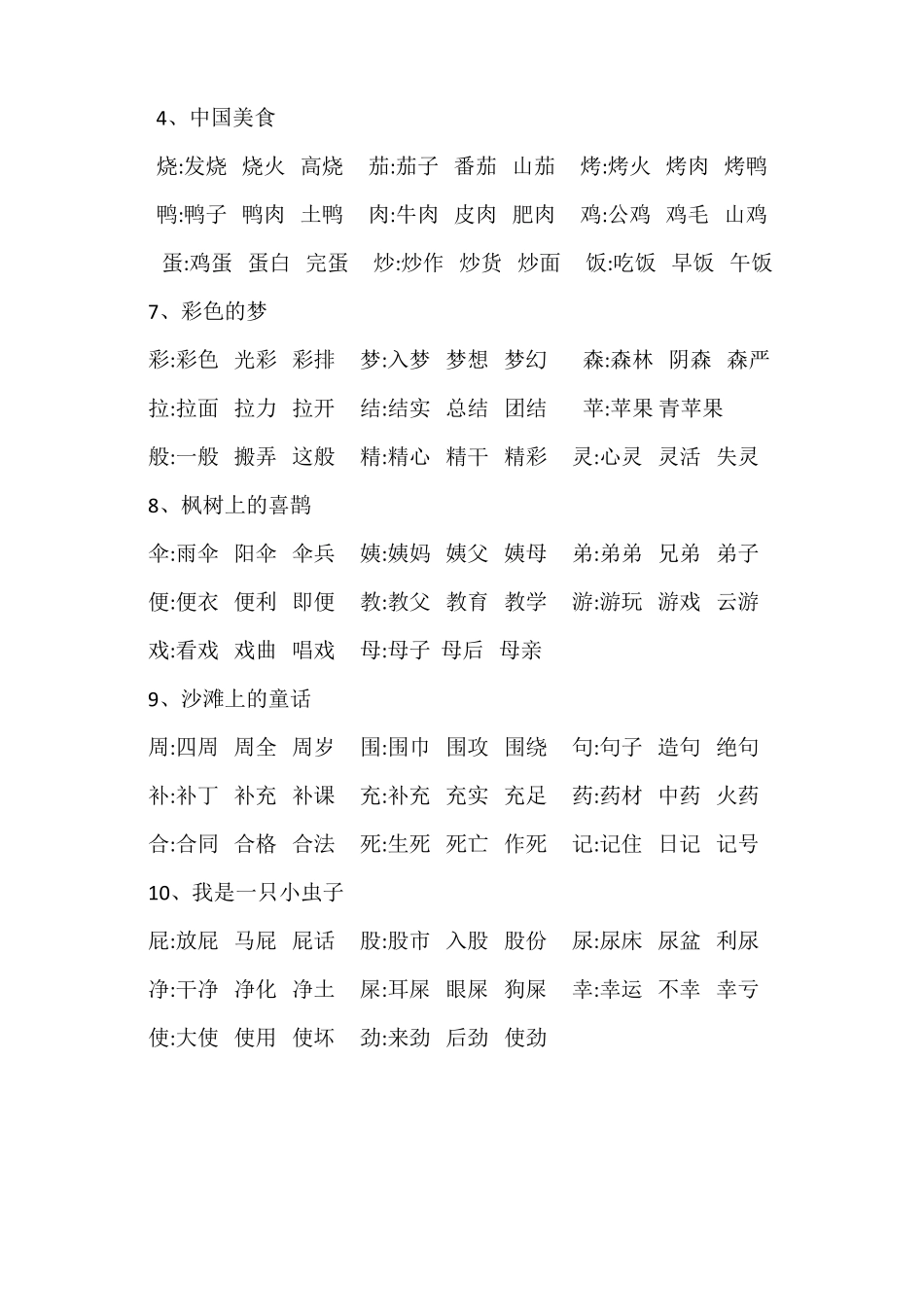 二下词语积累_第3页