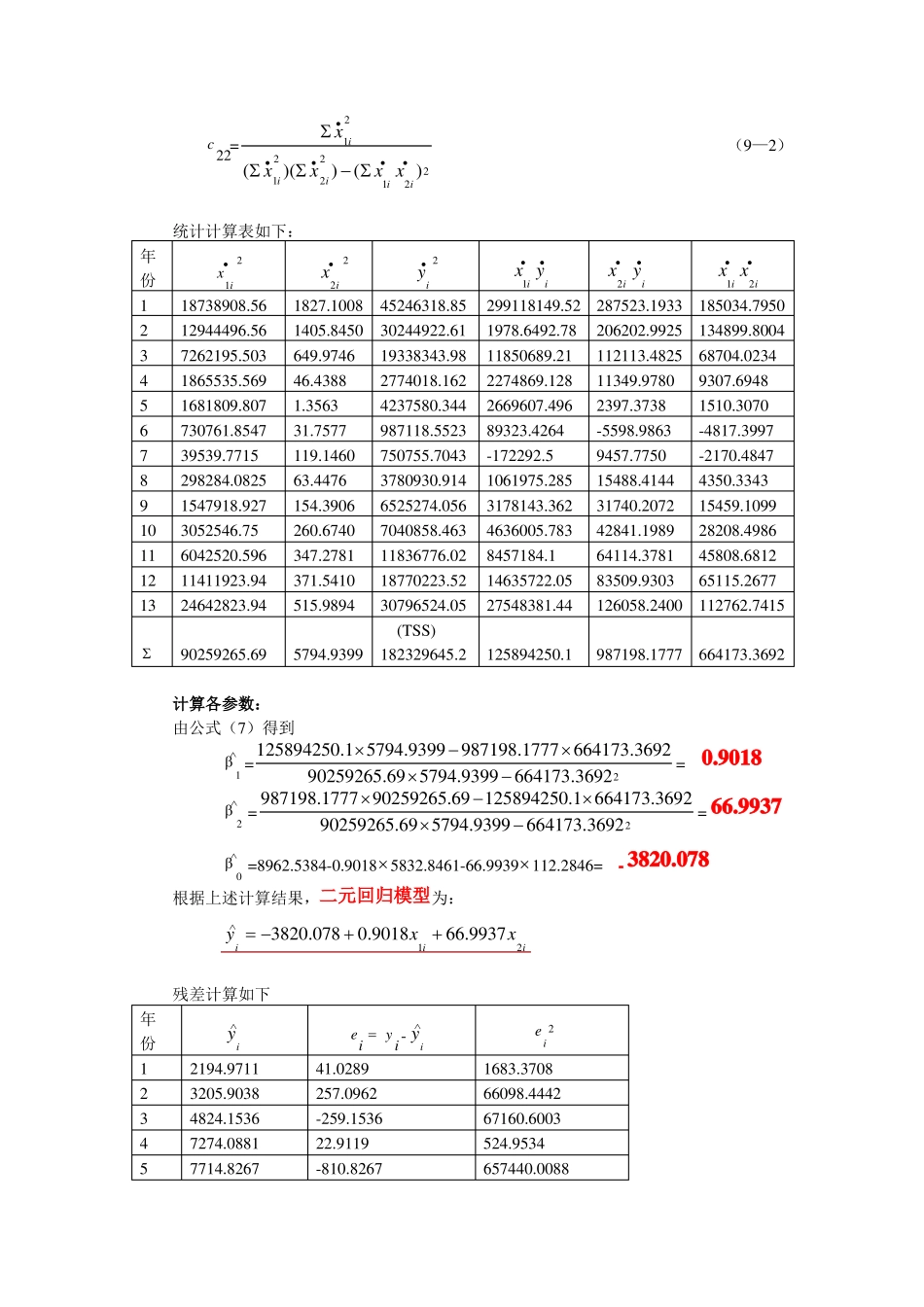 二元线性回归模型案例_第3页