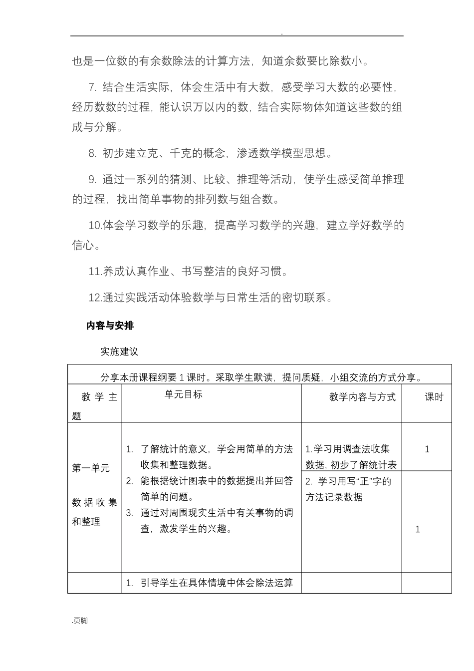 二年级下册数学课程纲要_第3页