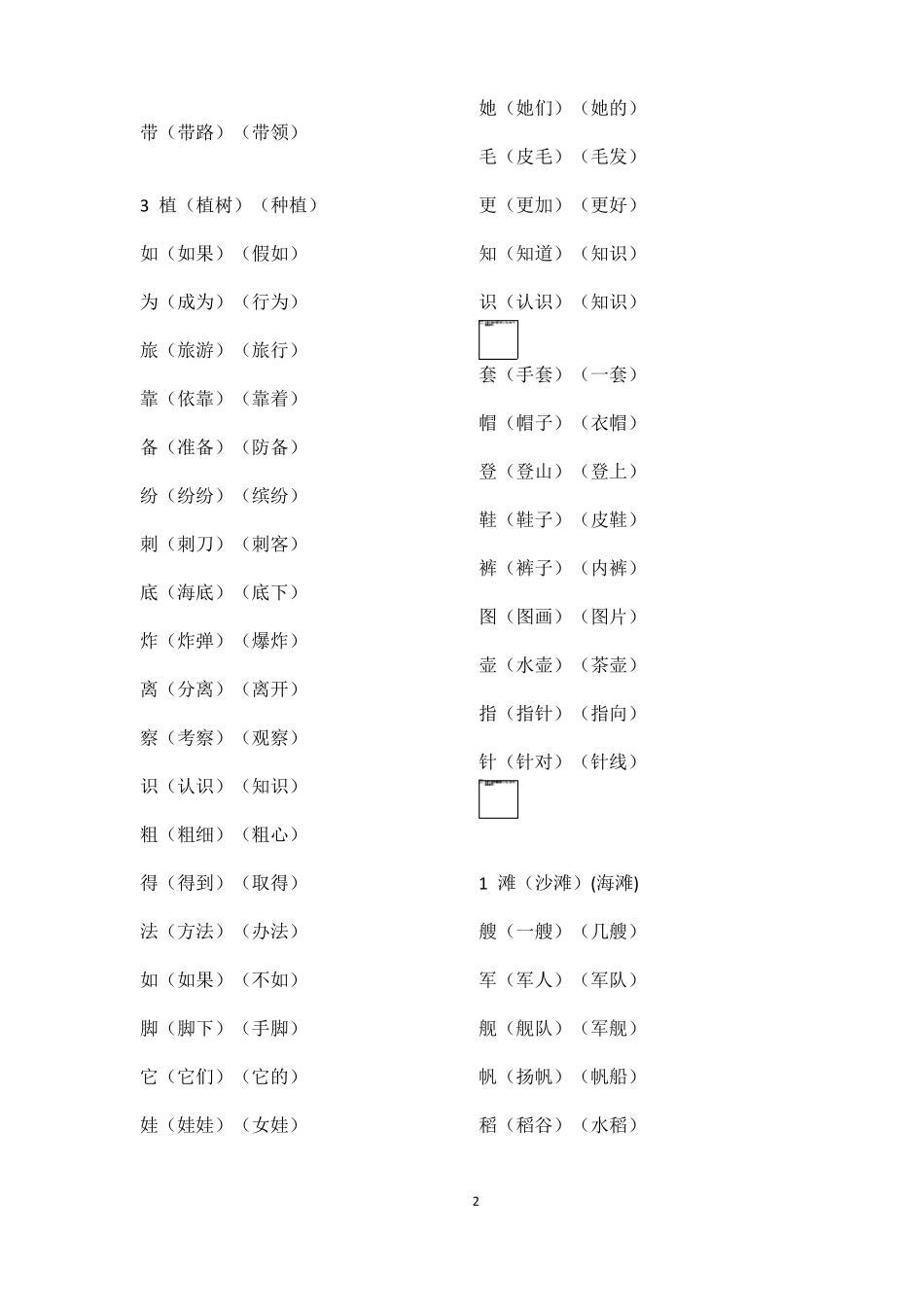 二年级字词积累_第2页