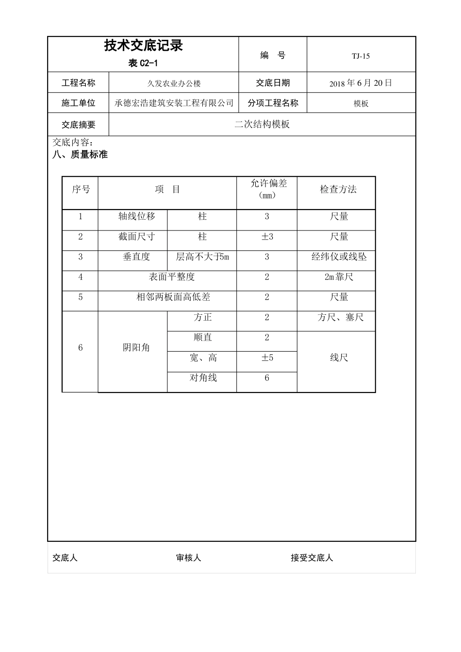二次结构模板技术交底_第3页