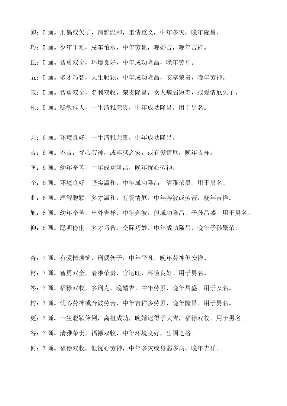 五行属木的文字寓意大全_第2页