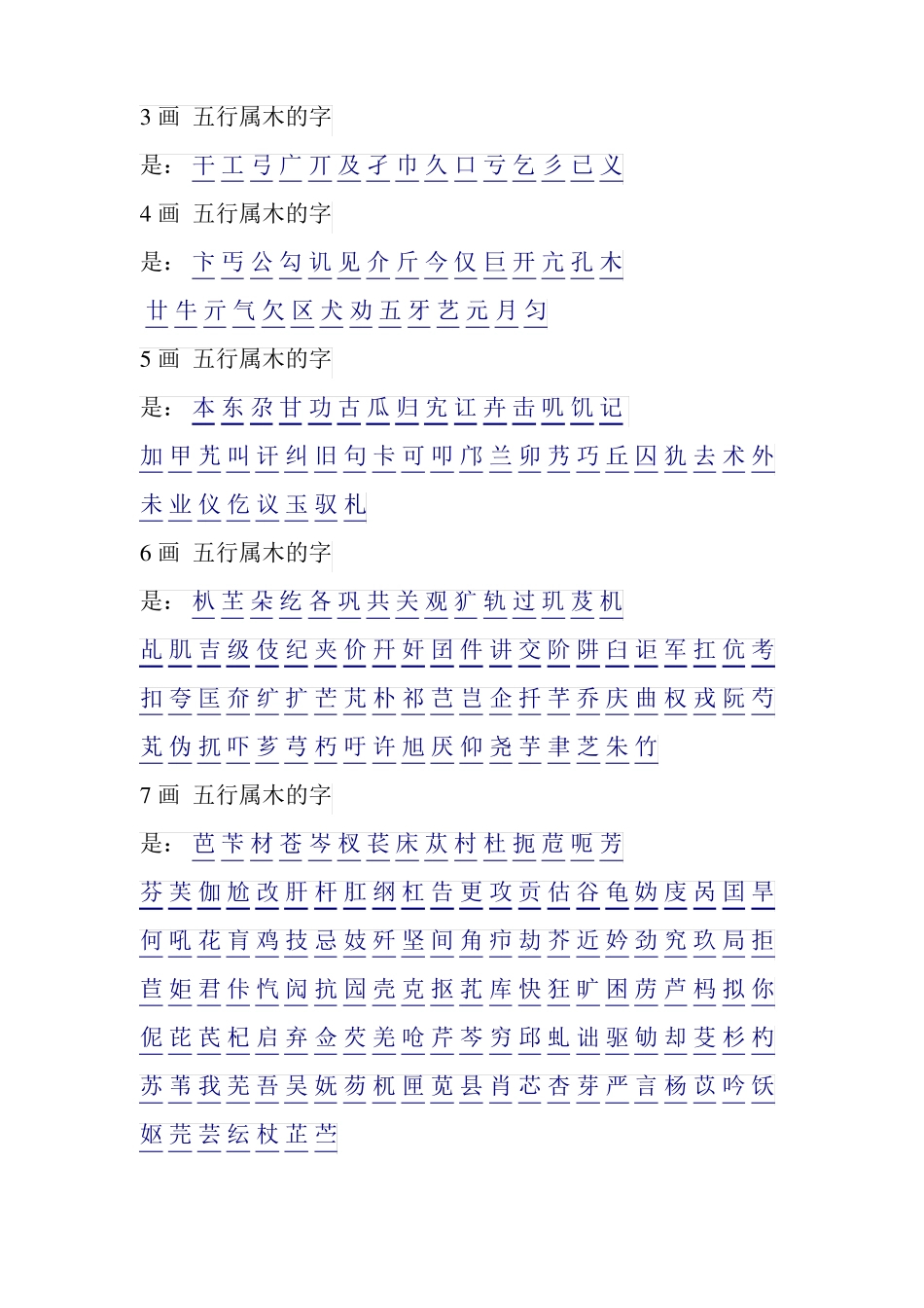 五行属木的字_第1页