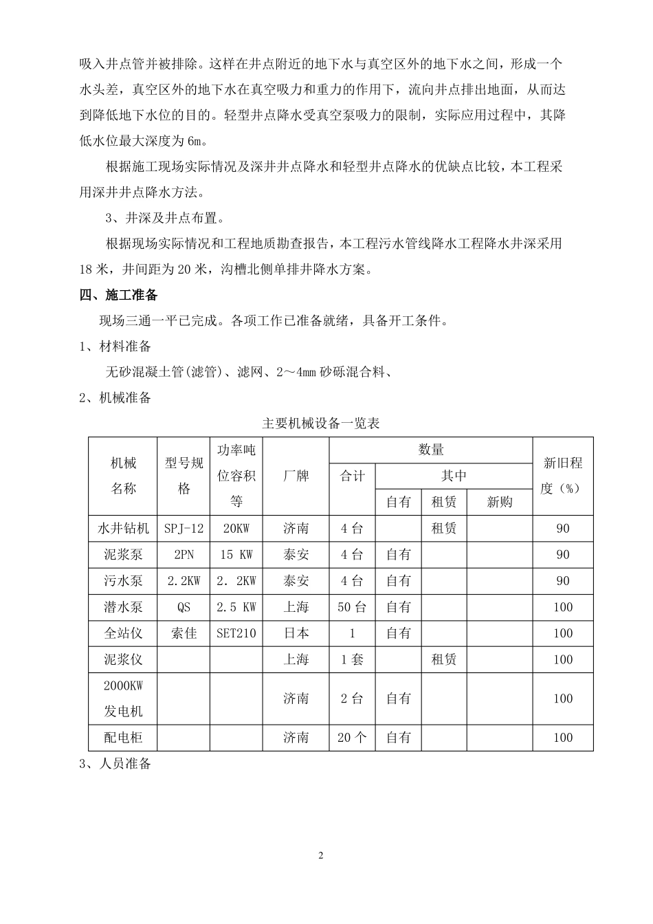 井点降水工程_第2页
