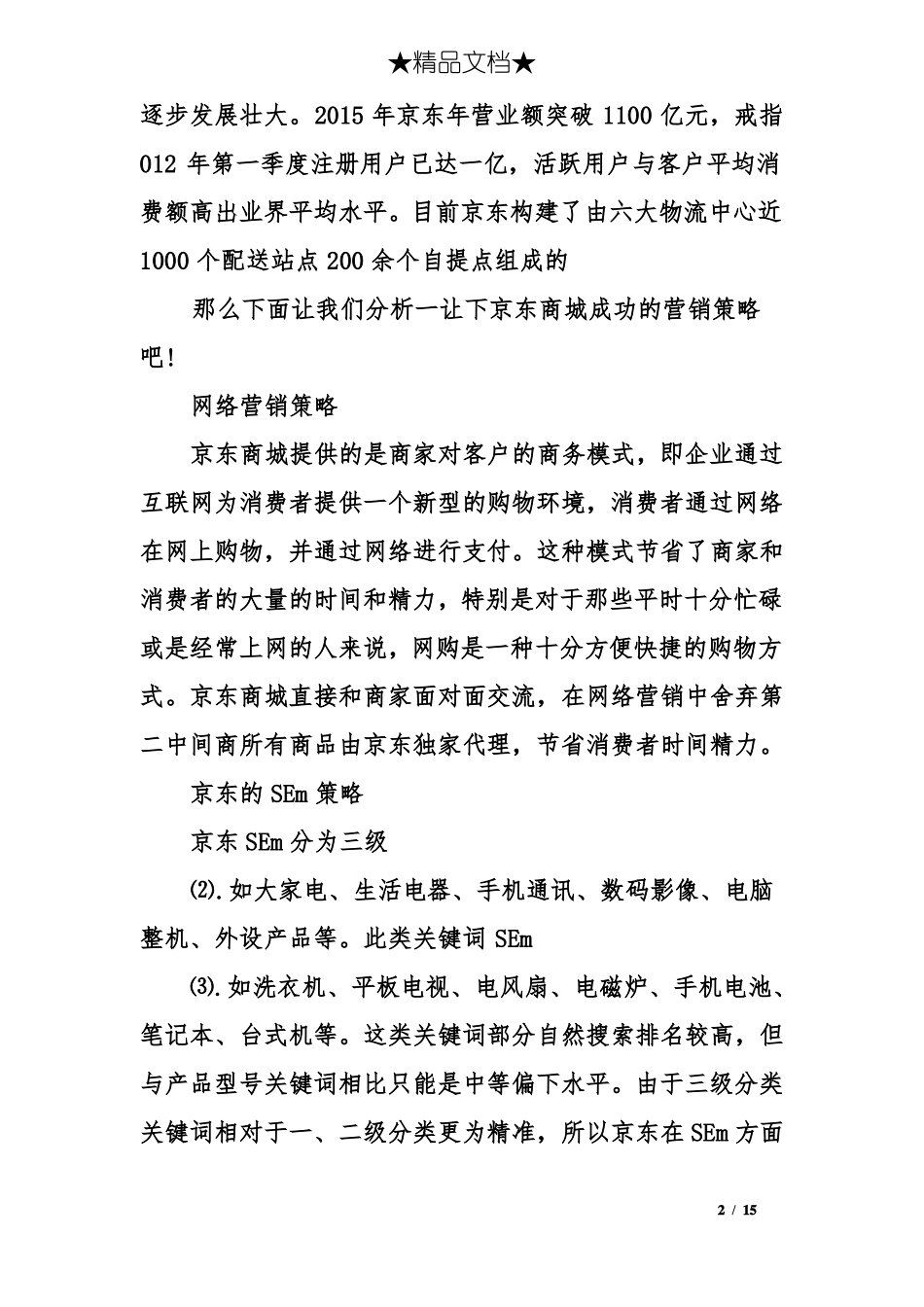 京东商城场营销策略_第2页