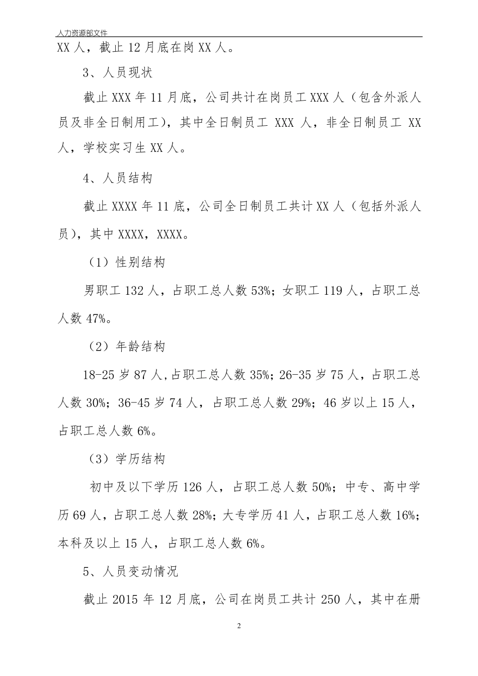 人力资源年工作总结_第2页