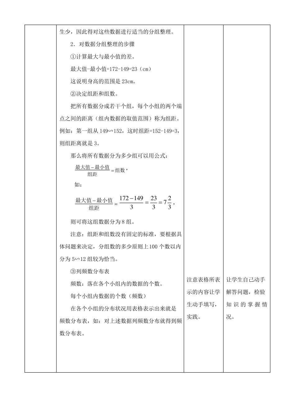人教版版七年级数学下册直方图教学教案_第2页