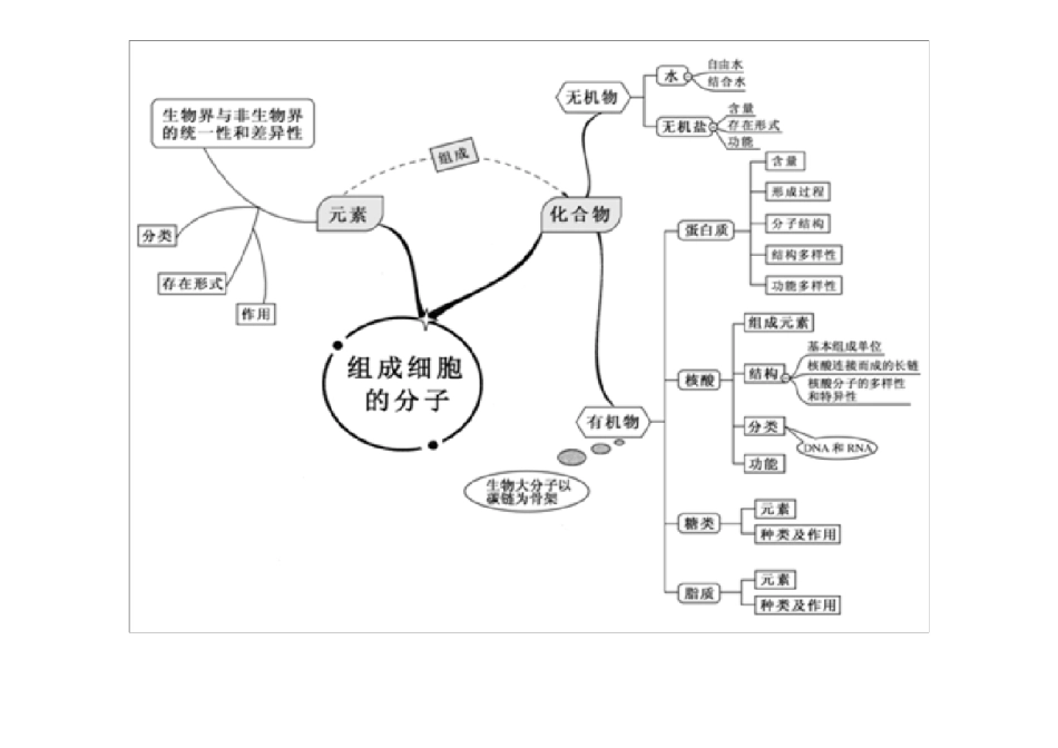 人教版高中生物全套思维导图_第1页