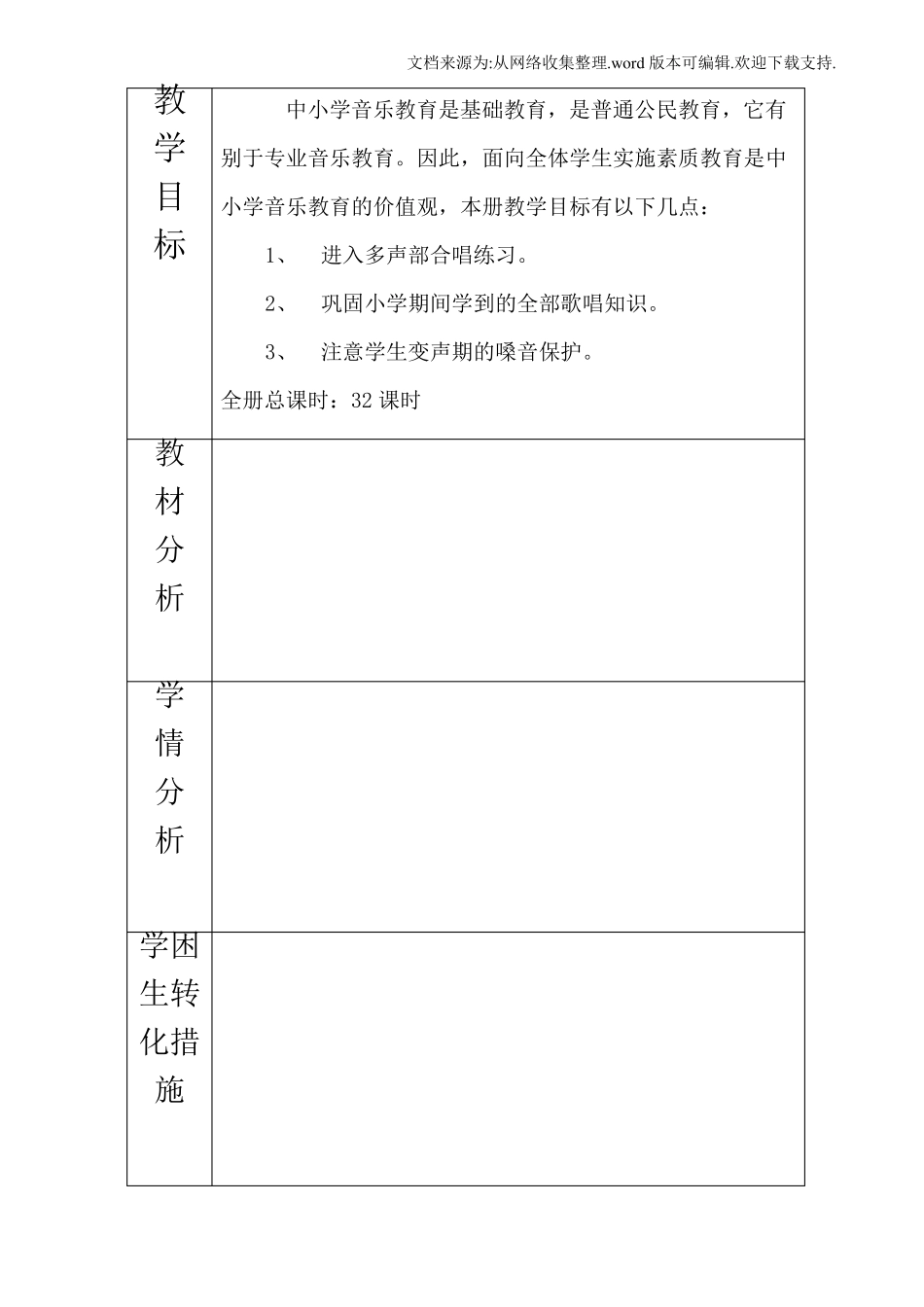 人民音乐出版社六年级上册音乐教案_第3页